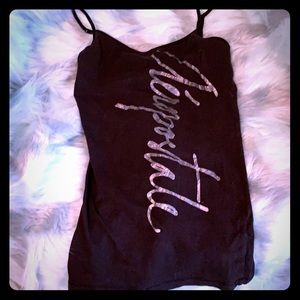 Aeropostale’s Favorite Cami in black with silver